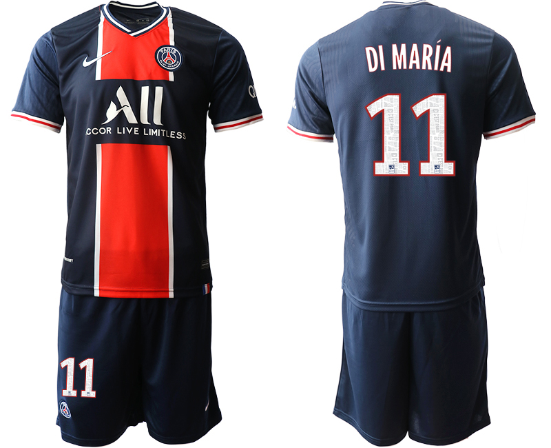 Men 2020-2021 club Paris St German home #11 blue Soccer Jerseys1->paris st german jersey->Soccer Club Jersey